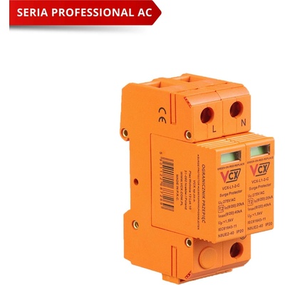 VCX Zvodič prepätia triedy C 2P (T2) Professional