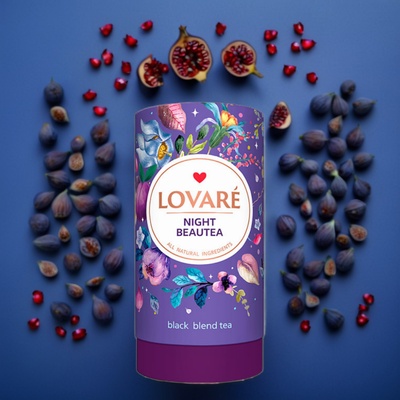 LOVARÉ Night Beautea sypaný černý čaj 80 g