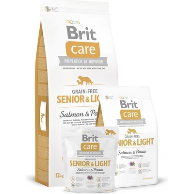 Brit Care Grain Free Senior & Light Salmon & Potato 3 kg