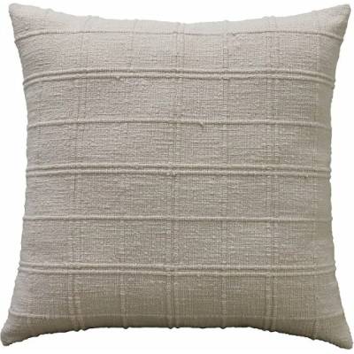 F&F Home Neutral Textured Check vankúš 45x45