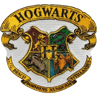 Nažehlovačka Harry Potter Bradavice školský znak 6,3 x 5,7 cm Monoquick