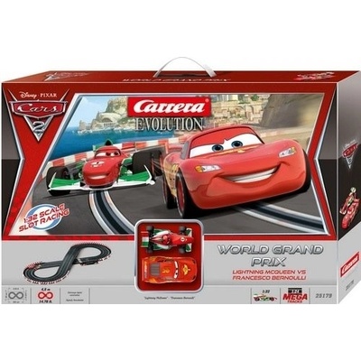 Carrera Evolution Disney Cars 2 World Grand Prix