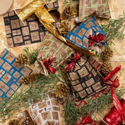 PNP Plast Vánoční dárkový sáček PE - Cadeau - 20 x 32 cm - 50 ks