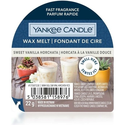 Yankee Candle Sweet Vanilla Horchata vonný vosk do aromalampy 22 g