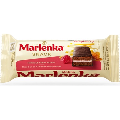 Marlenka Malinový medový Snack 50 g – Hledejceny.cz