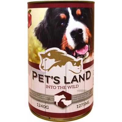 Pets Land Adult Dog hovädzí pečeň jahňa jablko 1240 g