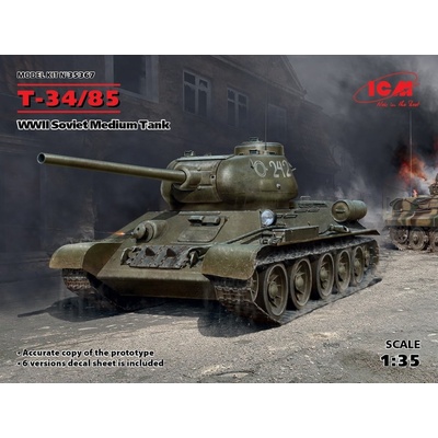 ICM T 34/85 Soviet Medium Tank 1:35