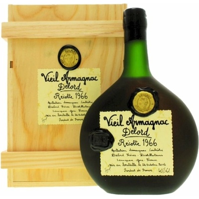 Armagnac-Delord Millésimés 1966 4% 0,7 l (kazeta)