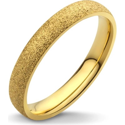 Bruno Pískovaný prsten GOLD S4182
