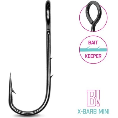Delphin Háček na čeburašku B! X-BARB MINI 8 ks vel.4