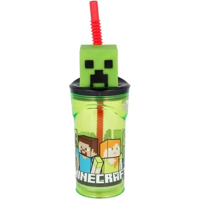 Stor Plastový 3D pohár s figúrkou Minecraft 360ml 40466