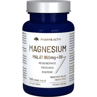 Pharma Activ Magnesium Malát 850 mg + B6 120 tobolek