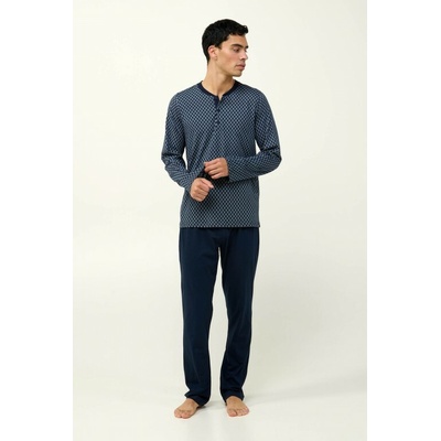 Vamp pánské pyžamo Pyjamas 23670 180 Blue – Hledejceny.cz