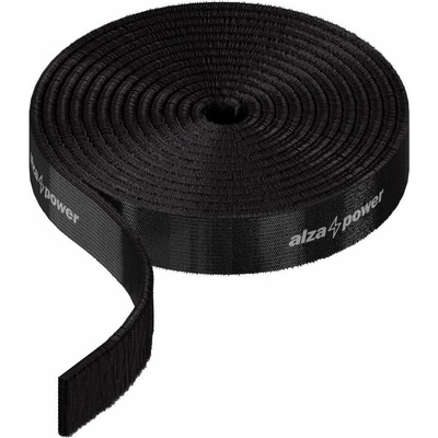 AlzaPower VelcroStrap + Roll 1m čierna APW-COGRS1B