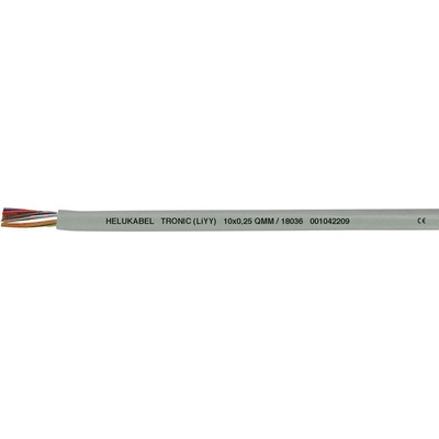 Helu 18087-1000 dátový LiYY 4 x 0.5 mm² sivá 1000 m