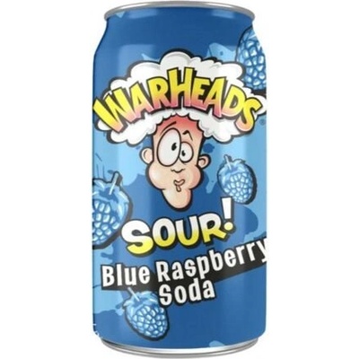 Warheads sycený nápoj s příchutí modré maliny 330 ml