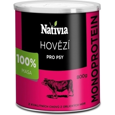 Nativia Adult hovädzie mäso 800 g