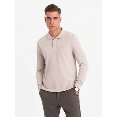 Ombre pánské triko OM-POLS-0131 ASH