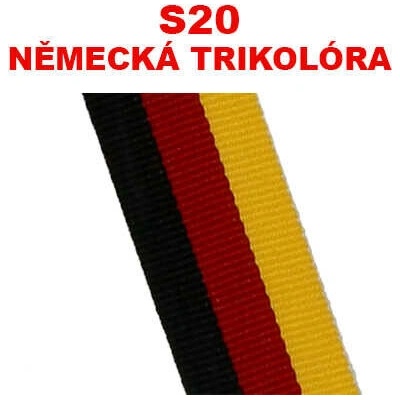 Stuha německá trikolóra