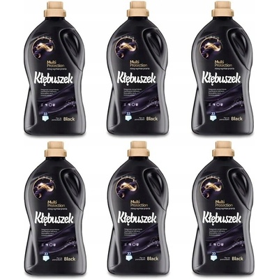 Kłębuszek Black tekutý prací prostředek na černé prádlo 6 x 1,82 l