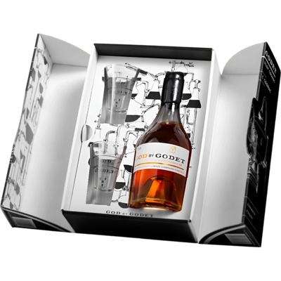 God by Godet 70,6% 0,7 l (dárkové balení 2 sklenice)