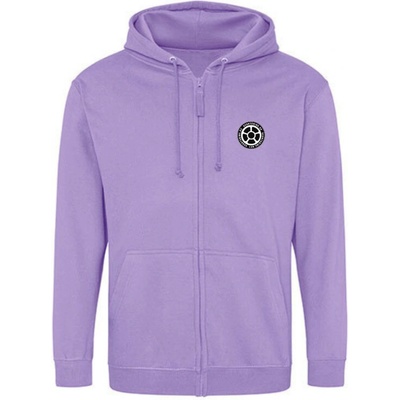 Scootering na zip Zoodie s kapucí digital lavender