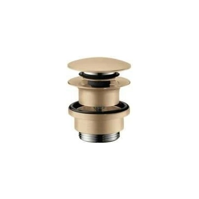 Vtok k umyvadlu Hansgrohe kartáčovaný bronz 50100140