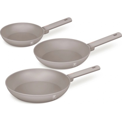 Pro-Tech shop Sada panvíc s titánovým povrchom Taupe 3-dielna 55254