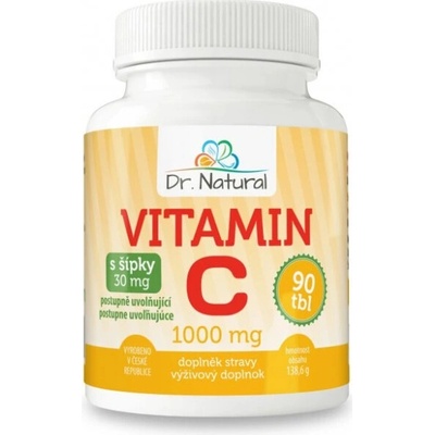 Dr.Natural Vitamín C so šípkami 1000 mg 90 tabliet