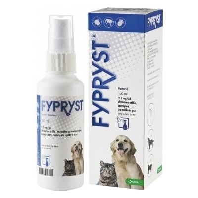 Fypryst antiparazitní kožní sprej 100 ml