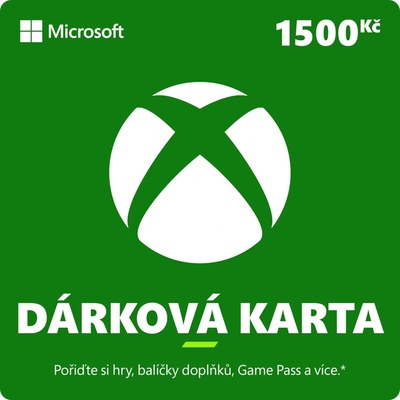 Microsoft Xbox predplatená karta 1500 Kč
