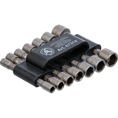 Kraftmann Nástrčné hlavice 1/4" 6hranné, metrické a palcové, sada 14 ks – Hledejceny.cz