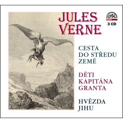Jules Verne komplet 3 Cesta do středu Země Děti kapitána Granta Hvězda jihu – Hledejceny.cz