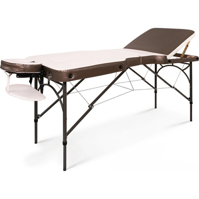 Tandem Profi A3D Contour Duo Skladací masážny stôl Farba: bielo-bronzová 187*70 cm | 15,7 kg | 4 farby
