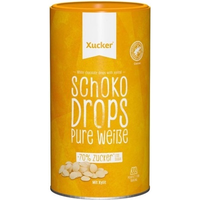 Xucker bílé čokoládové kapky 750 g