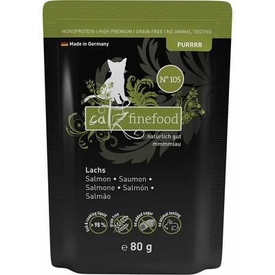 Catz finefood CF Purr No.105 s lososom 80 g