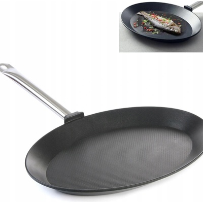 Hendi Pánev na ryby oválná Titanium Professional 400 x 275 x 35 mm