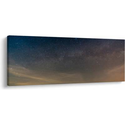 Obraz nočnej oblohy, jednodielne 100x40 cm