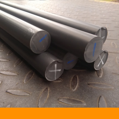 PVC, tyč, průměr 30 mm, 1000 mm, šedá
