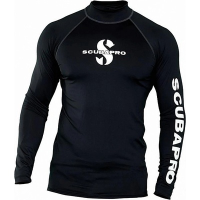 Scubapro RASH GUARD BLACK UPF50, dlhý rukáv - pánske