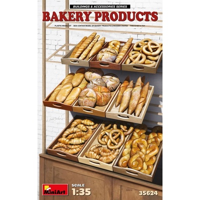 MiniArt Bakery Products w/ wooden crates 35624 1:35