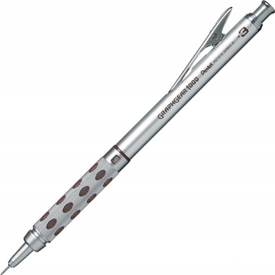 Pentel GraphGear 1000 PG1013 0,3 mm stříbrno-hnědá – Hledejceny.cz