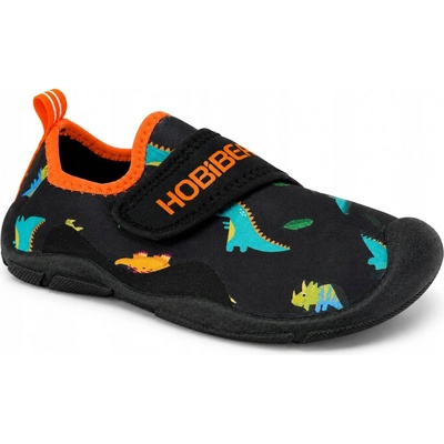 Hobibear detské Barefoot papuče Dinozaury na suchý zips ľahké