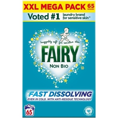 Fairy Non Bio prací prášek pro citlivou pokožku 65 PD 3,9 kg