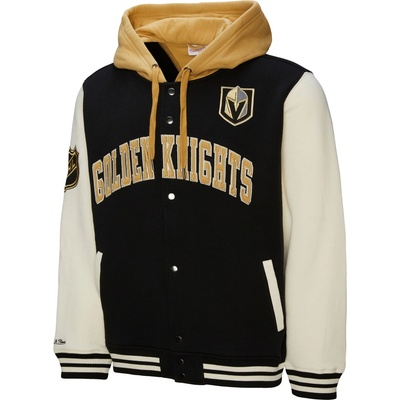 Mitchell & Ness Pánska mikina Vegas NHL Golden Knights Courtside Fleece Button Front Current Logo