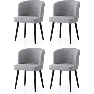 Sconto Soft Sivá / Čierna 4 Ks