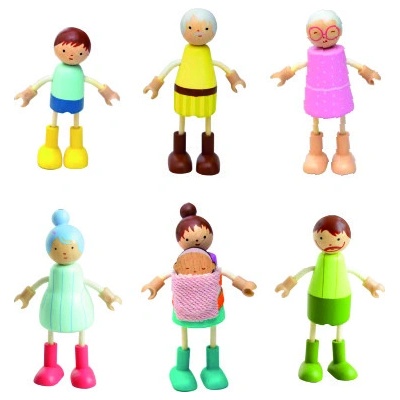 2Kids Toys Panenky do domečku Rodina