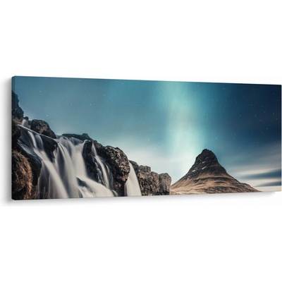 Obraz vodopádů, jednodílný 120x50 cm
