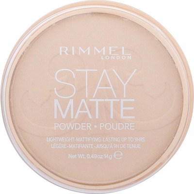 Rimmel London Stay Matte Dlouhotrvající kompaktní pudr 003 Peach Glow 14 g – Hledejceny.cz