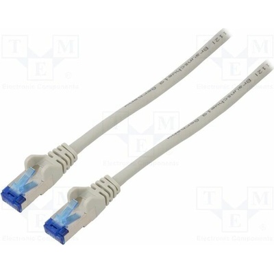 Goobay 67528 Patch S/FTP Kat: 6a RJ45 vidlice z obou stran lanko Cu